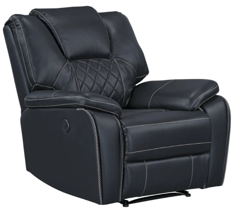 Black manual recliner sale