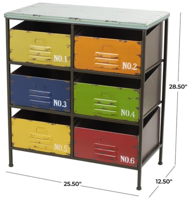 Deco Marche Muti-Colored Storage Unit-2