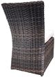 CabanaCoast® Customizable Louvre Wicker Outdoor Accent Chair-2