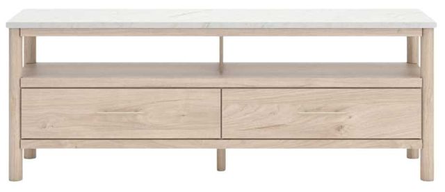 Signature Design by Ashley® Cadmori Beige/White 71" TV Stand-1