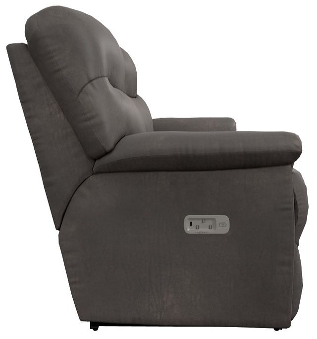 La-Z-Boy® James Steel Power Reclining Loveseat with Console, Headrest and Lumbar-2