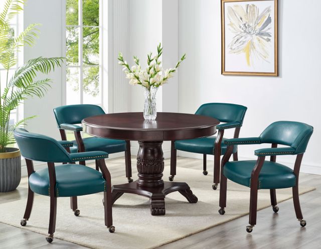 Steve Silver Co. Tournament Medium Cherry Dining Table-1