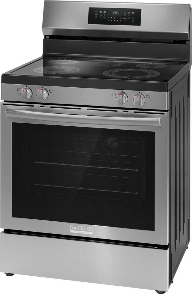 Frigidaire Gallery 30'' Smudge-Proof® Stainless Steel Freestanding Electric Range with Total Convection-3