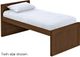 Crate Designs™ Furniture Brindle Full Captain's Youth Bed-0