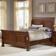 Vaughan-Bassett Reflections Medium Cherry Queen Sleigh Bed-0