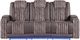 Global Furniture USA U8000 Corduroy Power Recliner Sofa with LED-1