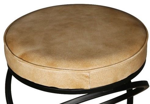 Porter International Designs Polaris Black/Tan Counter Stool-1