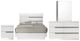 New Classic® Home Furnishings Paradox 4-Piece White Queen Panel Bedroom Set-0