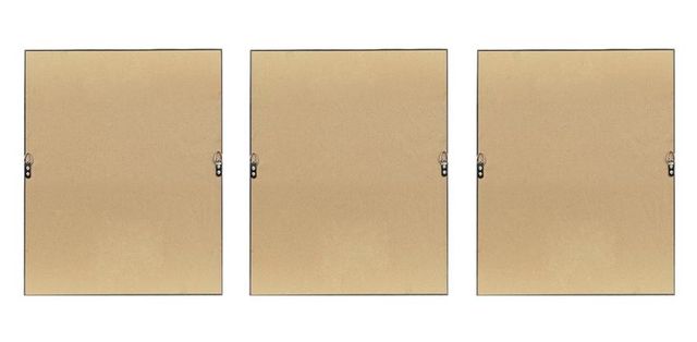 Olliix by Urban Habitat Wandering Strokes 3 Piece Multi Abstract Framed Canvas-1