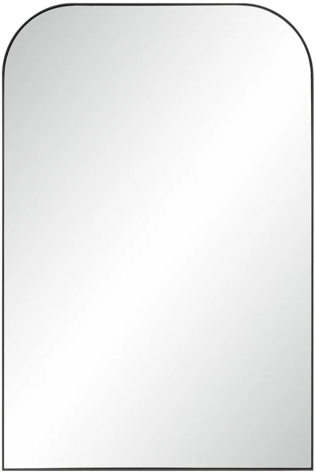 Renwil® Opalina Matte Black Accent Mirror-0
