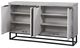 Cottage Creek Furniture Aspen Court White Rub Media Credenza-2