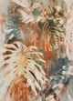 Stylecraft Beige/Brown/Gold/Gray/Light Blue/Off-White/Orange Wall Art-1