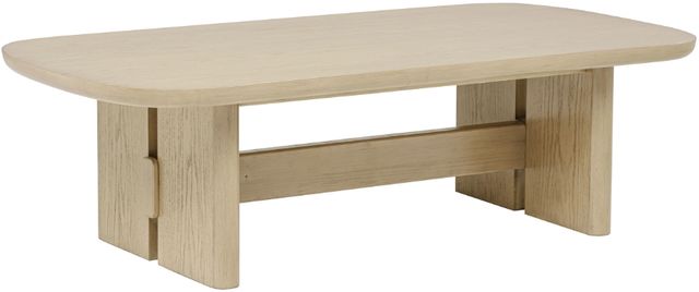 Coaster® Kailani Beige Oak Coffee Table-1