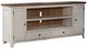 Liberty Furniture Farmhouse Reimagined Antique White/Chestnut 80" Fireplace TV Console-0