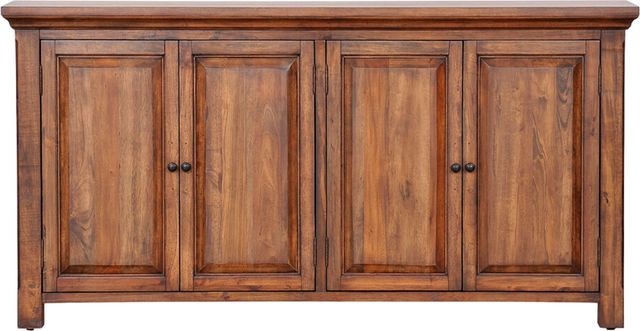Napa Furniture Design Hill Crest Weathered Timber Entertainment Center-1
