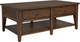 Liberty Furniture Lake House Rustic Brown Oak Cocktail Table-3