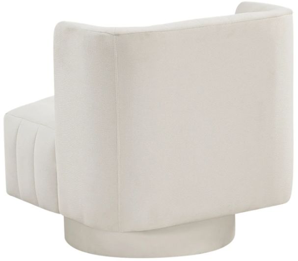 Homelegance® Joyce Beige Swivel Chair-4
