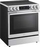 LG 30" PrintProof™ Stainless Steel Smart InstaView® Glass-Top Slide-In Electric Range with ProBake C-2