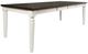 Jofran Inc. Orchard Park 6-Piece Dark Brown/Light Gray 96" Dining Set-2