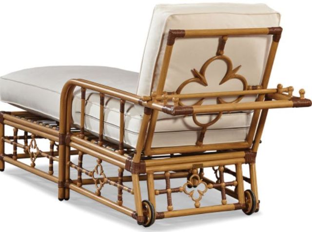Lane Venture® Mimi by Celerie Kemble Off-White/Raffia Adjustable Morris Chaise-1