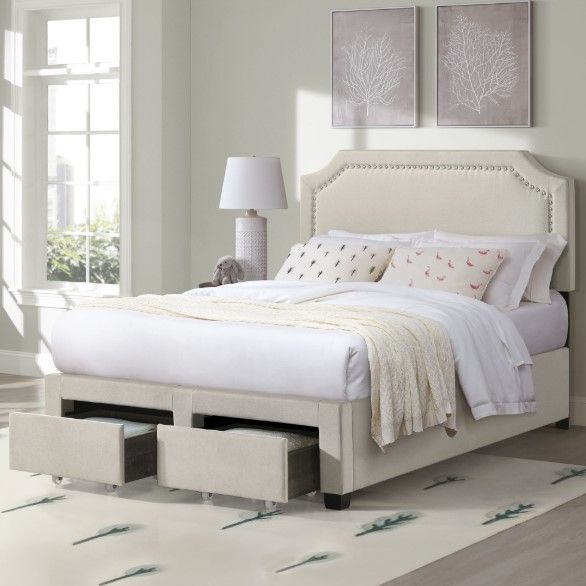 Intercon Tropic Beige Youth Full Storage Panel Bed-1