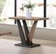 Titus Furniture 3 Piece Carmel/Chocolate Coffee Table Set-2