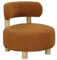 Coaster® Zonie Gold Upholstered Barrel Back Accent Chair-0