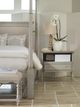 Century® Monarch Madeline Gold Leaf/Worn Light Grey Nightstand-2