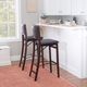 Linon Keira Espresso Folding Bar Stool-1