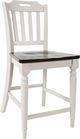 Jofran Inc. Orchard Park Brown/Light Gray Slatback Counter Stool-0