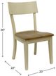 Bassett® Furniture Rollins Brown/Cream Side Chair-2