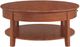 Whittier Wood® Furniture McKenzie Glazed Antique Cherry Round Cocktail Table-4