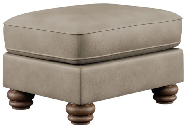Flexsteel® Customizable Bexley 32" Leather Ottoman-1