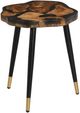 Hammary® Hidden Treasures Brown Acrylic Root Accent Table with Black Base-0