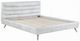 ACME Furniture Doris Vintage White Eastern King Panel Leather Bed-0