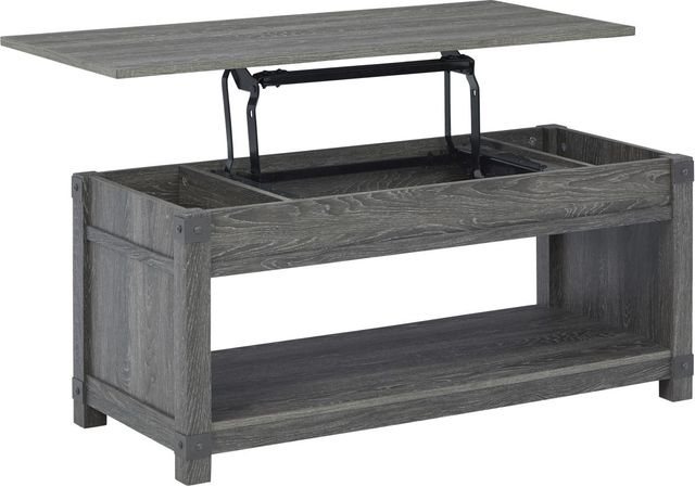 Signature Design by Ashley® Freedan Grayish Brown Coffee Table-2