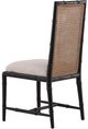 Furniture Classics Casablanca Brown/Satin Black Dining Side Chair-3