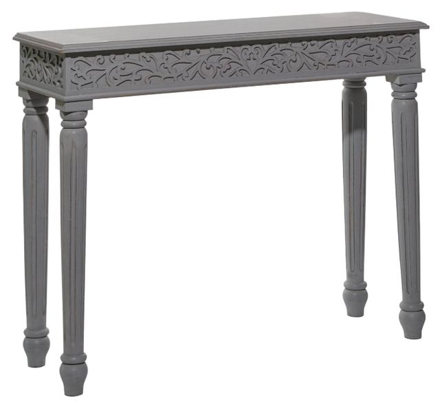 Deco Marche Gray 36" Console Table-0