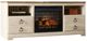 Signature Design by Ashley® Willowton Whitewash 64" TV Stand with Electric Fireplace-0