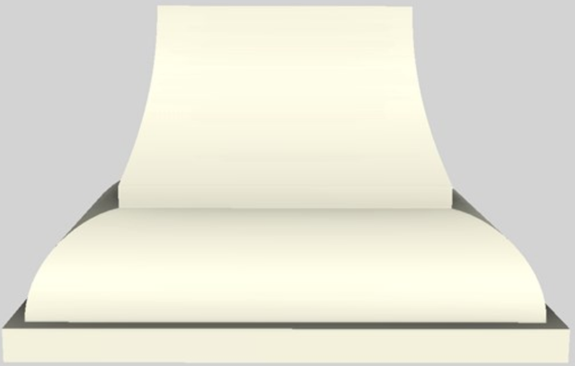 Vent-A-Hood® Designer Series 48" Biscuit Wall Mounted Range Hood-0