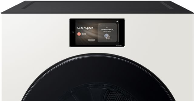 Samsung Bespoke AI 7.6 Cu. Ft. Ivory Front Load Electric Dryer with AI Home & AI Optimal Dry+-3