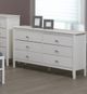 Titus Furniture White 6-Drawer Dresser-1