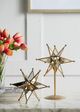 A & B Home Gold 7" Star Candle Holder-2