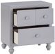 Mazin Furniture Wellsummer 4 Piece Gray Twin Bedroom Set-4