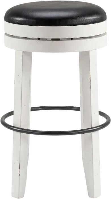 Sunny Designs™ Carriage House European Cottage 30" Swivel Stool with Cushion Seat-1