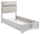 Coaster® Miranda White Twin Upholstered Panel Bed -1
