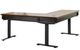 Martin Furniture Hartford Black/Brown L-Shape Electric Sit/Stand Desk-2