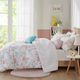 Olliix by Urban Habitat Kids Iris Blush Twin Woodland  Animals Cotton Reversible Comforter Set-3