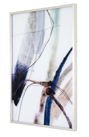 YHD Blue Compress I Wall Art-1