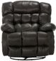 Catnapper® Pendleton Chocolate Chaise Swivel Glider Recliner-1
